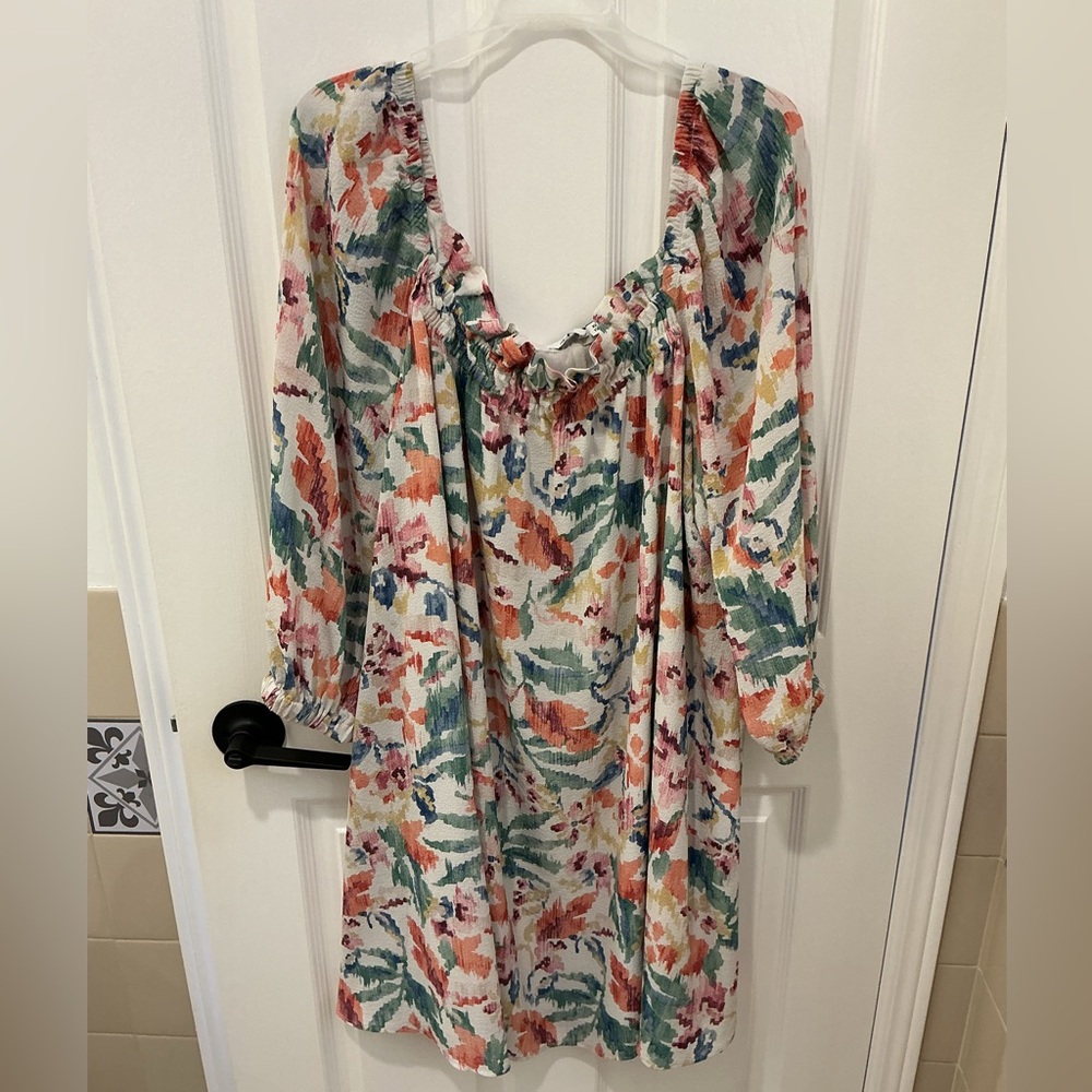 XL floral dress